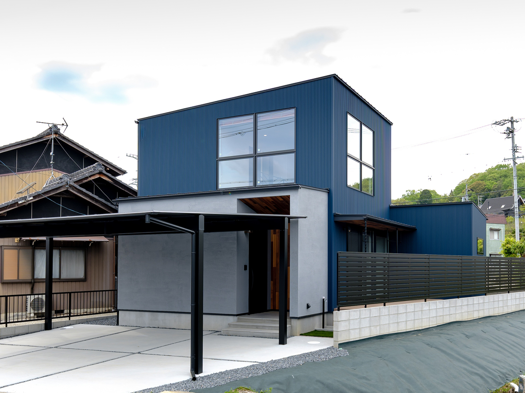 青い箱と大きな窓 ～家事1歩で完結。想像以上の開放感～ 画像