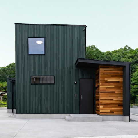 愛犬モチーフアイアンのあるお家